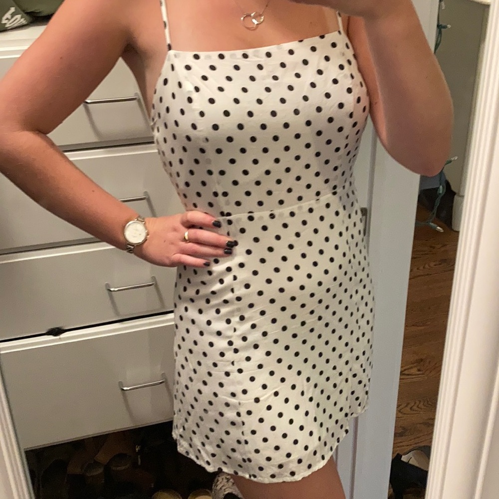 Polka Dot Mini Dress from Pitaya
